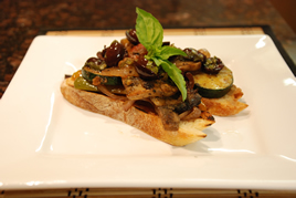 Episode 74 - Grilled Vegetable Bruschetta Episode 74 - Grilled Vegetable Bruschetta